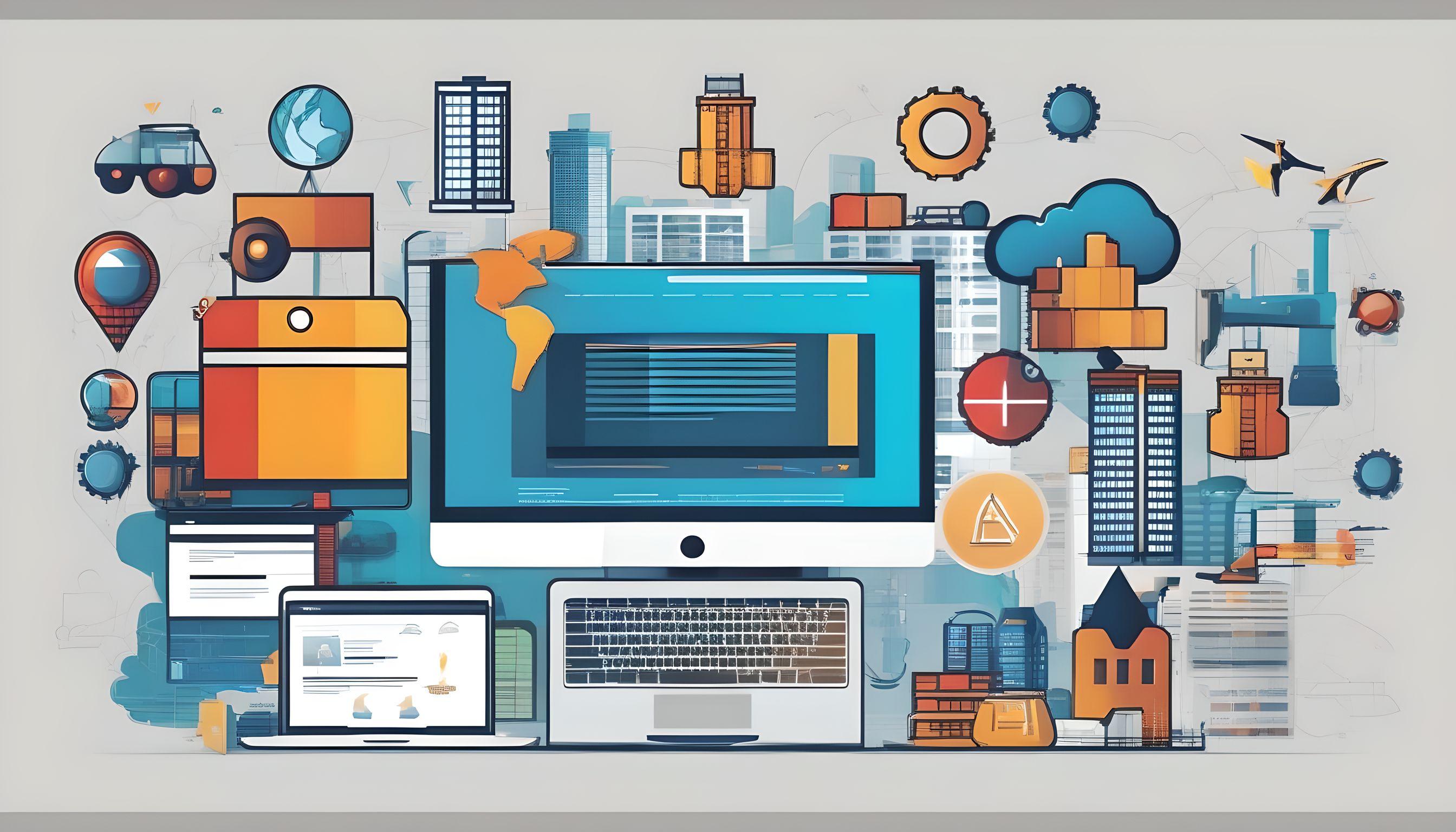 Abstract representation of technology